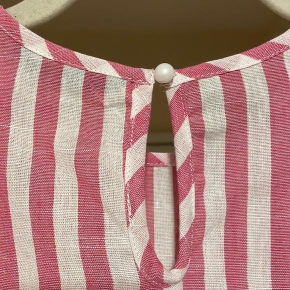 Women’s Pink & White Striped Shirt - size XS - Picture 3 of 3
